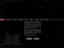 Tablet Screenshot of mistressgaia.com